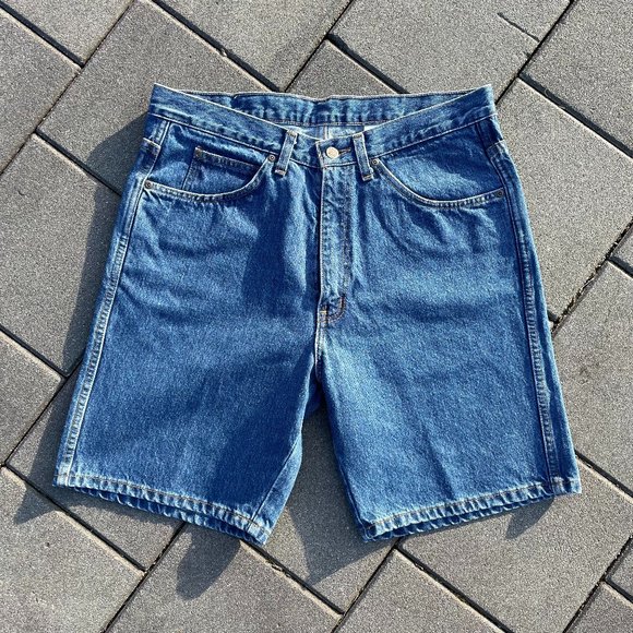 Vintage Denim Jean Shorts - Made in Canada - size 34 - Picture 1 of 10